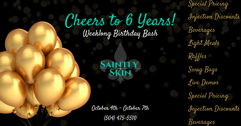 Saintly Skin | Cheers to 6 Years!