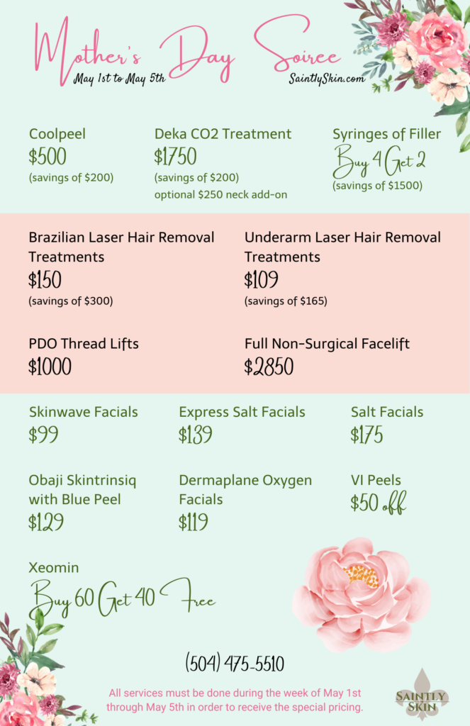 Mother's Day Soiree 2023 Specials