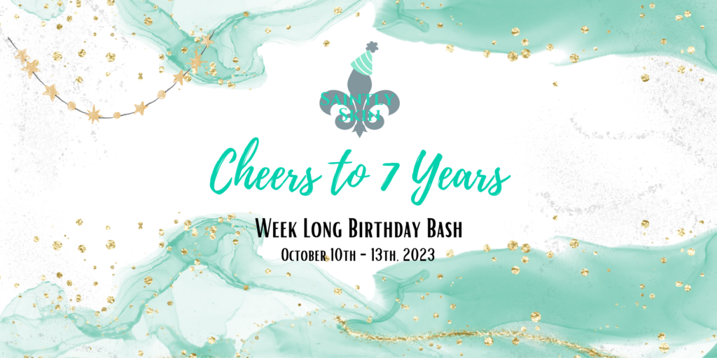 Saintly Skin's Cheers to 7 Years
